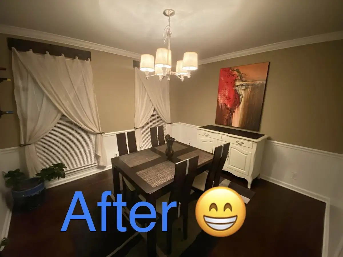Professional dining room restoration after water damage in Redan