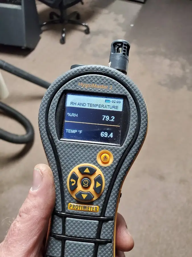 Moisture meter humidity assessment for Fire & Smoke Damage Restoration in Redan